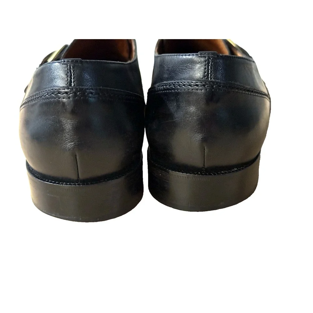 Bostonian Florentine Men's Sz 10D‎ Black Leather Loafers Dress Shoes 24190